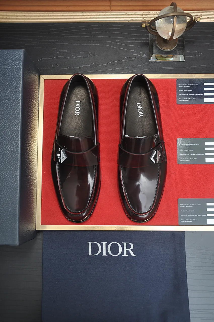 Men's shoes 💰580💶[Dior] (water-dyed cowhide lining) Dior original 1:1 high-quality factory, imported original materials, imported raw cowhide, water-dyed cowhide lining, original TPU outsole, code number: 39-44 (45 customized)
